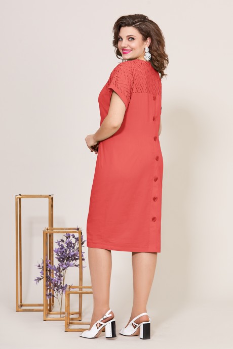 Платье Mira Fashion 5233-2 коралл размер 58-62 #2