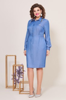 Платье Mira Fashion 5209 голубой #1