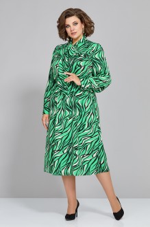 Платье Mira Fashion 5283 -2 зелёный #1