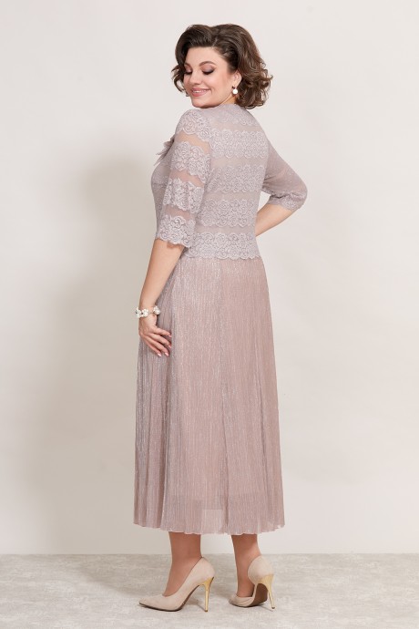 Вечернее платье Mira Fashion 4793-4 розовый размер 50-56 #2