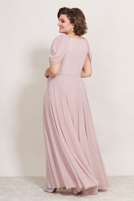 Вечернее платье Mira Fashion 5383-2 розовый размер 50-62 #2