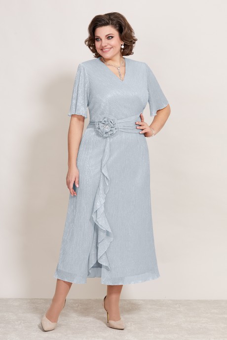 Вечернее платье Mira Fashion 5393-4 голубой размер 50-64 #1