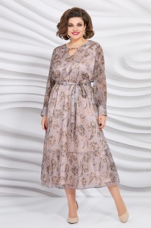 Вечернее платье Mira Fashion 5376 бежевый #1