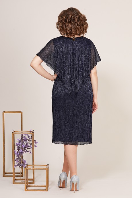 Вечернее платье Mira Fashion 5258-4 темно-синий размер 50-60 #2