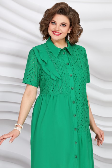 Платье Mira Fashion 5405 Зеленый размер 56-62 #2