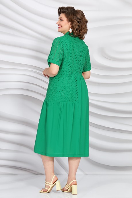 Платье Mira Fashion 5405 Зеленый размер 56-62 #3