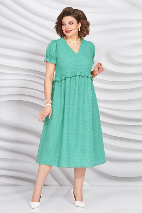 Костюм Mira Fashion 5417-4 белый, бирюза размер 50-56 #3