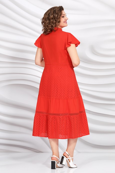 Вечернее платье Mira Fashion 5420 красный размер 50-56 #2