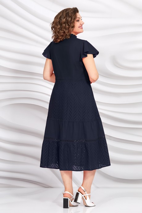 Вечернее платье Mira Fashion 5420-3 Темно-синий размер 50-56 #2