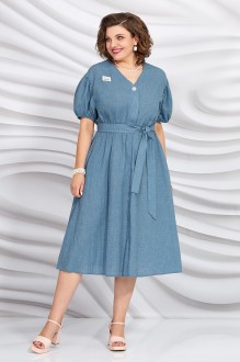 Платье Mira Fashion 5433 голубой #1