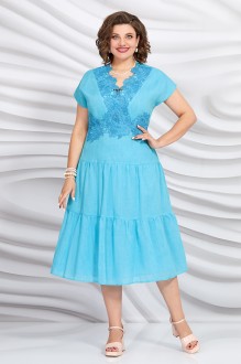 Платье Mira Fashion 5437-3 бирюзовый #1