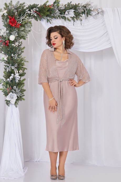 Костюм Mira Fashion 5472 -2 пудра размер 50-56 #1