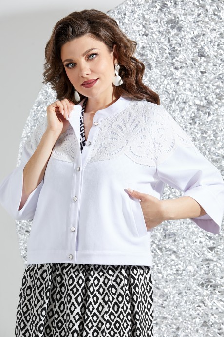 Костюм Mira Fashion 5548 двойка черно-белый размер 50-56 #2