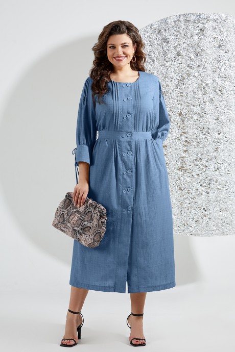 Платье Mira Fashion 5552 -3 синий размер 50-56 #1