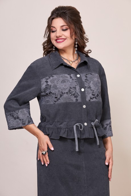 Костюм/комплект Mira Fashion 5566 двойка графит размер 50-56 #2