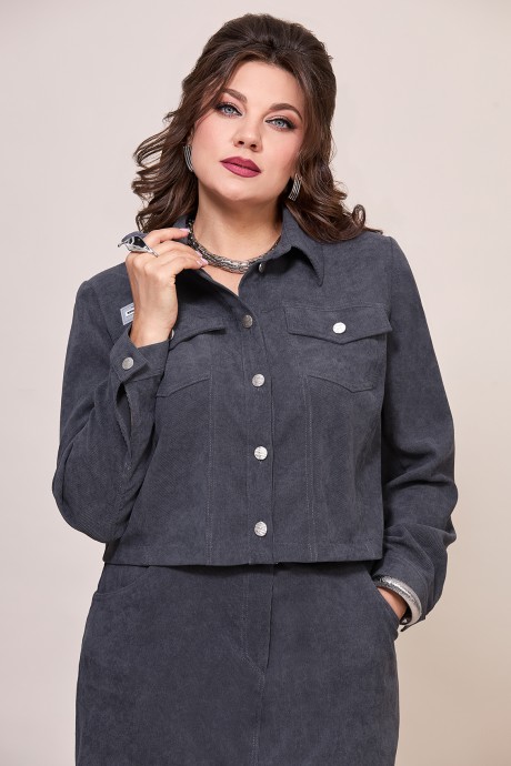 Костюм/комплект Mira Fashion 5593 двойка графит размер 50-56 #2