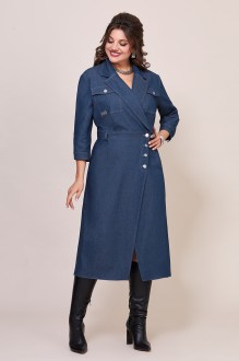 Платье Mira Fashion 5600 джинсовый #1