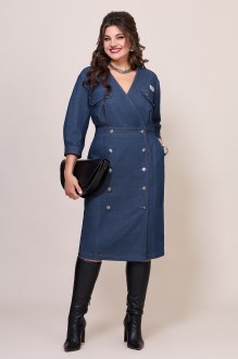 Платье Mira Fashion 5601 джинсовый #1