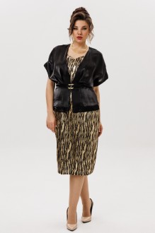 Костюм Mira Fashion 5642 черный, золото