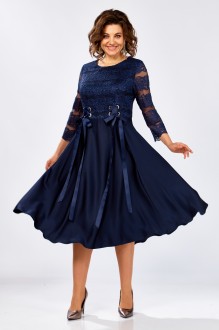 Вечернее платье Mira Fashion 5571 -2 темно-синий