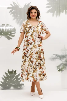 Платье Mira Fashion 5673 бежевый