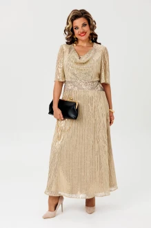 Вечернее платье Mira Fashion 5735 золото