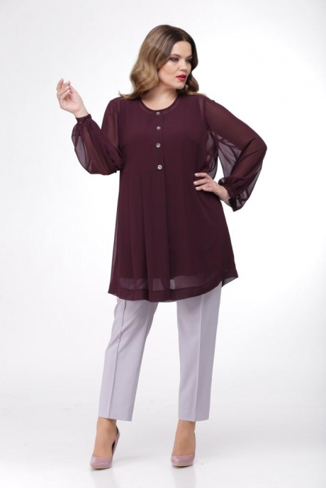Блузка, туника, рубашка Джерза 0226 размер 56-60 #1