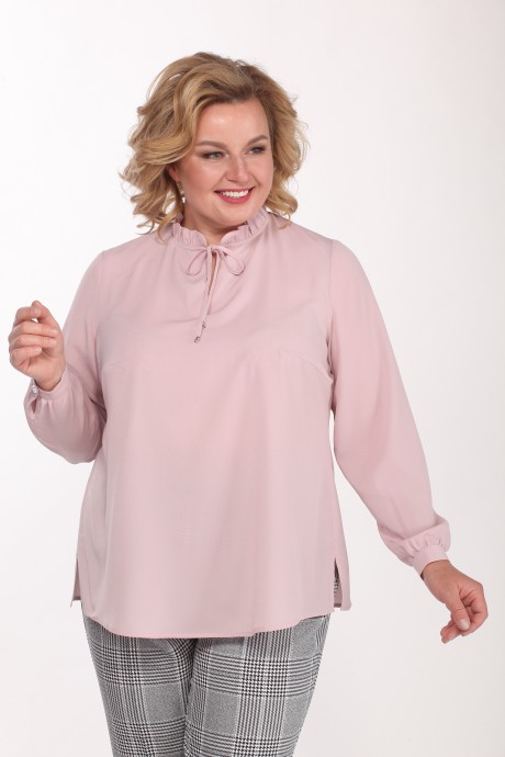 Блузка Джерза 061 ягодно-розовый размер 54-58 #1