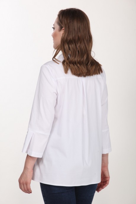 Блузка Джерза 029 белый размер 54-58 #6