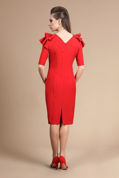 Вечернее платье OLegran O-431 красный размер 46-50 #2