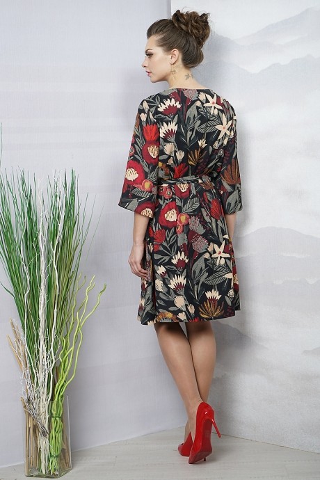 Платье OLegran O-664 цветочный размер 46-50 #3