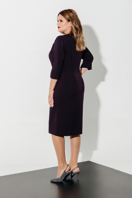 Вечернее платье OLegran Д-618 баклажан размер 50-54 #2