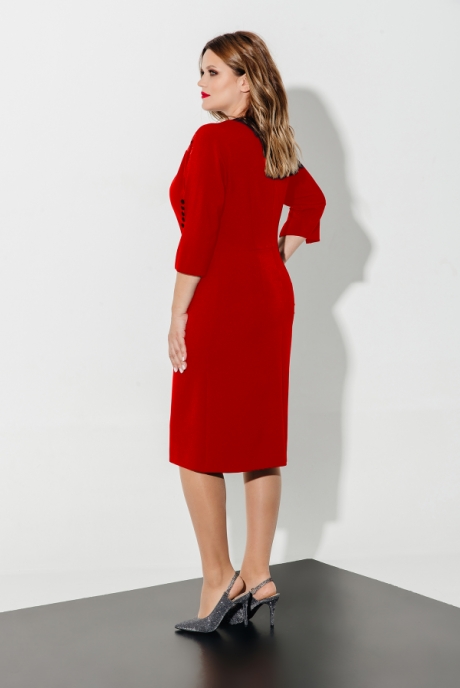 Вечернее платье OLegran Д-618 красный размер 50-54 #2