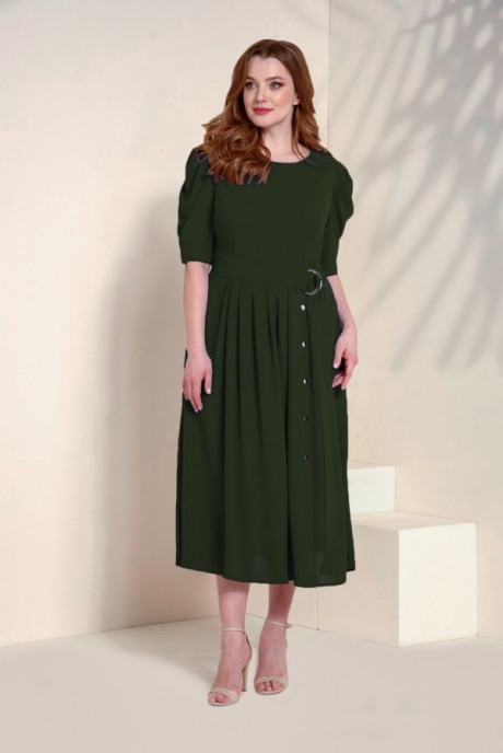 Платье OLegran 768 измуруд размер 48-52 #1