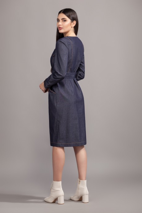 Платье OLegran А-08 джинс размер 48-54 #2