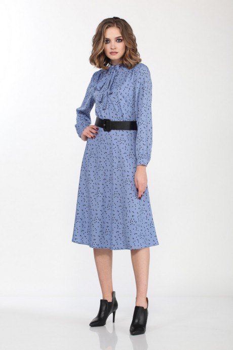 Платье OLegran 3681 голубой размер 44-50 #1