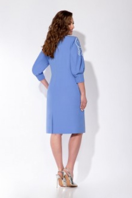 Платье OLegran 3867 голубой размер 50-54 #3
