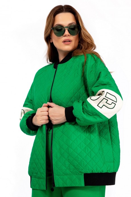 Куртка OLegran 3987-1 зеленый размер 46-52 #1