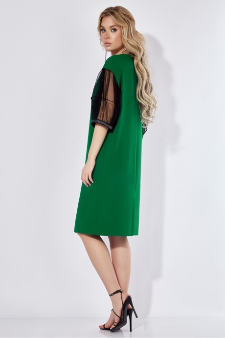 Платье OLegran L-921з зеленый размер 46-52 #5