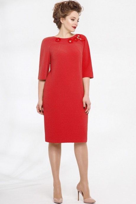 Вечернее платье Магия Моды 1262 красный размер 52-58 #1