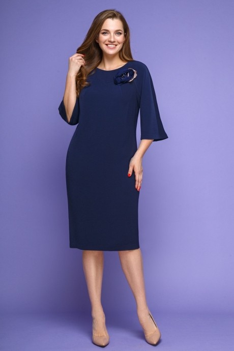 Вечернее платье Магия Моды 1277 темно-синий размер 52-58 #1