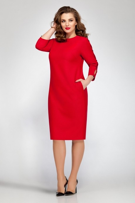 Платье Магия Моды 1511 красный размер 50-56 #1