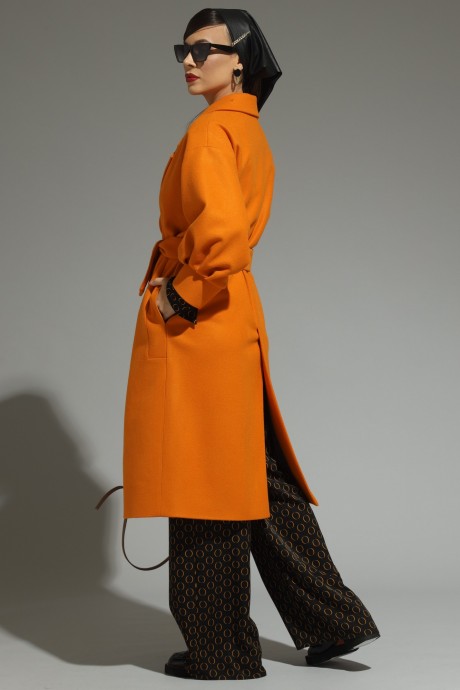 Пальто Магия Моды 1919 оранжевый размер 44-50 #3