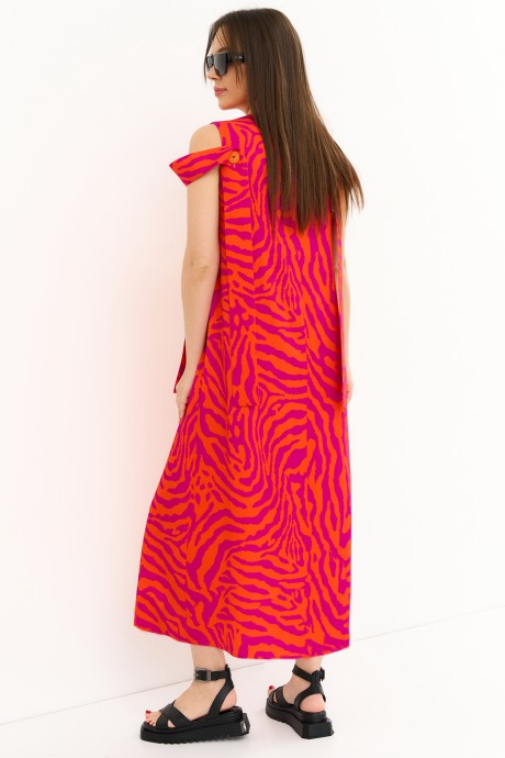 Платье Магия Моды 2254 коралл размер 48-54 #3