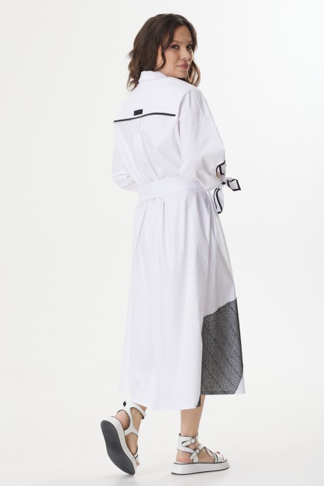 Платье Магия Моды 2434 бело-черный размер 46-52 #4