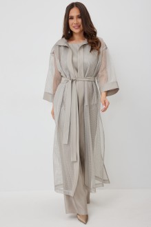 Костюм/комплект Магия Моды 2654 тройка бежево-серый