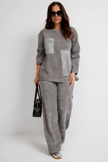 Спортивный костюм Магия Моды 2687 двойка серый