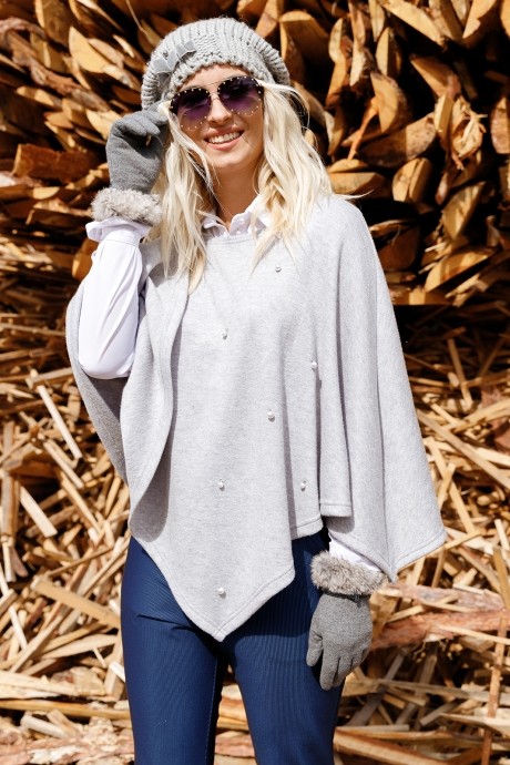 Люше 1839 серый+белый+синий #1