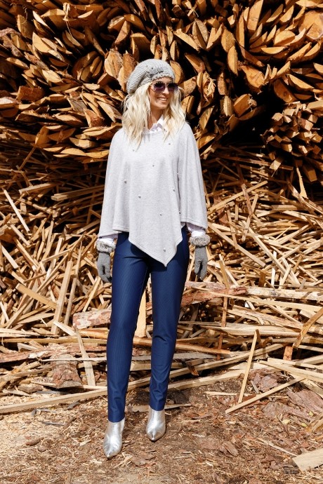 Люше 1839 серый+белый+синий #3