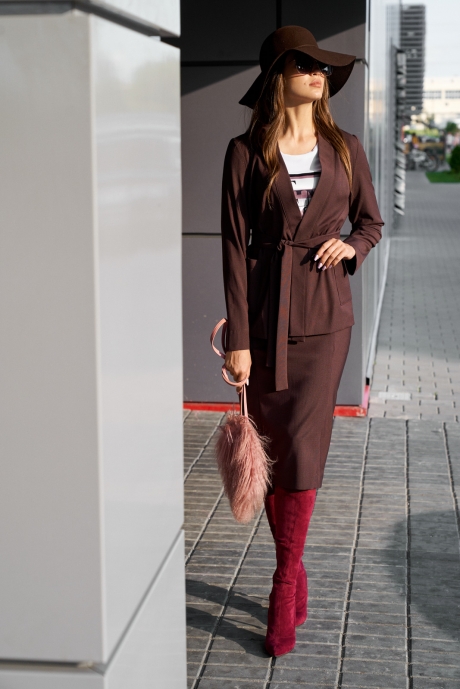 Люше 2059А коричнево-серый/молочный #1